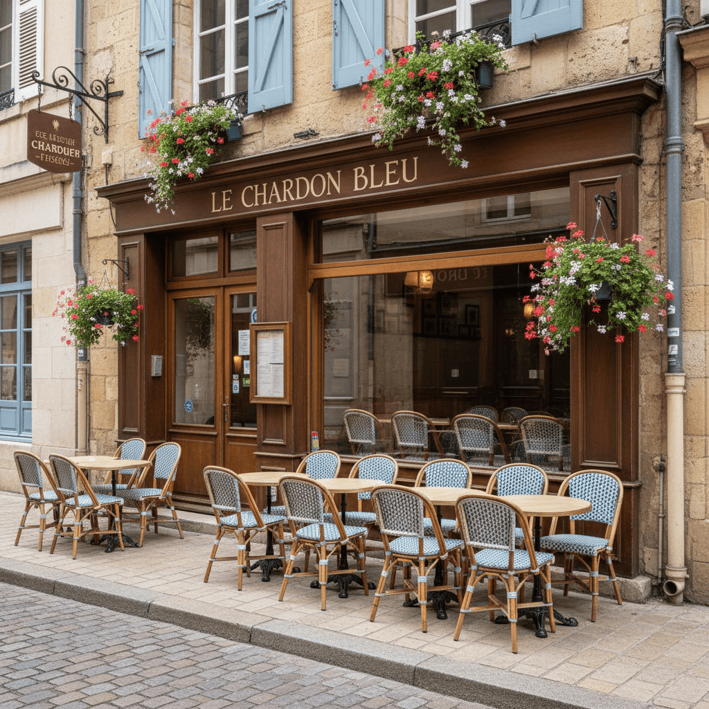 Restaurant à Dijon : terrasse - extraction