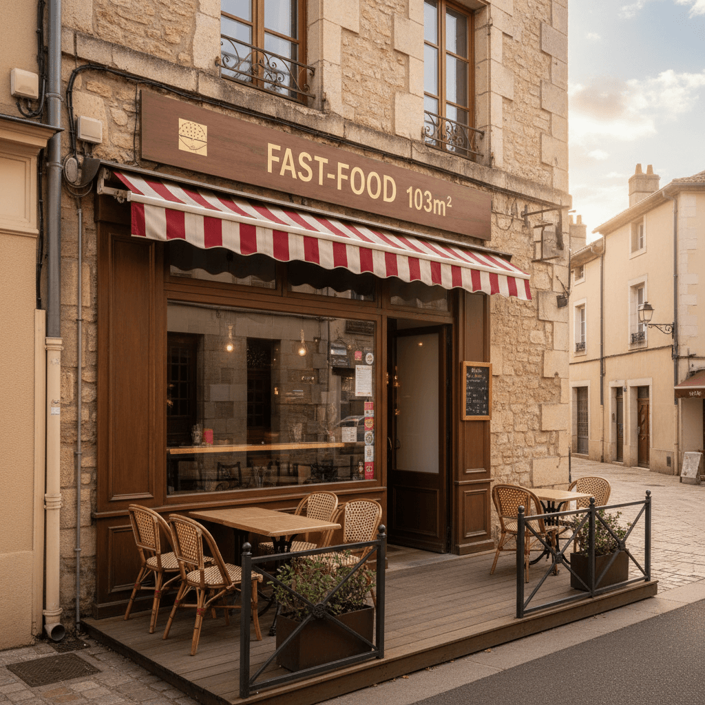 Fast-food 103m² à Carcassonne : cuisine équipée - Image 1