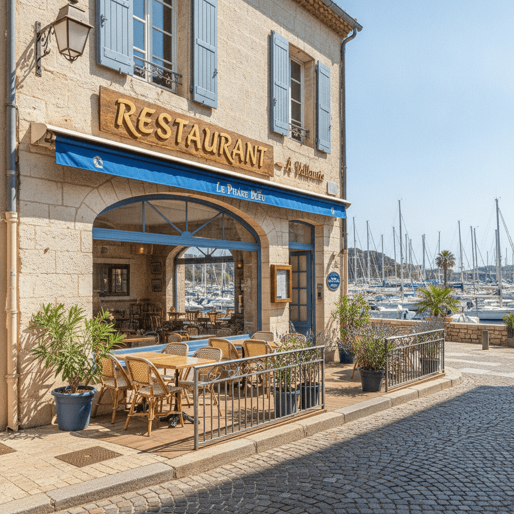 Restaurant à Vallauris : terrasse - licence IV - Image 1