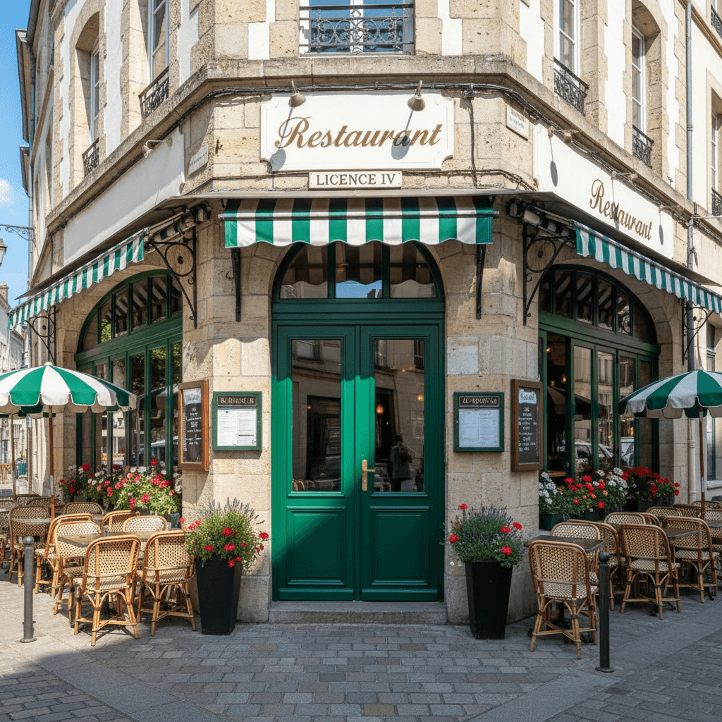 Restaurant 65m² à Nantes : terrasse - licence IV
