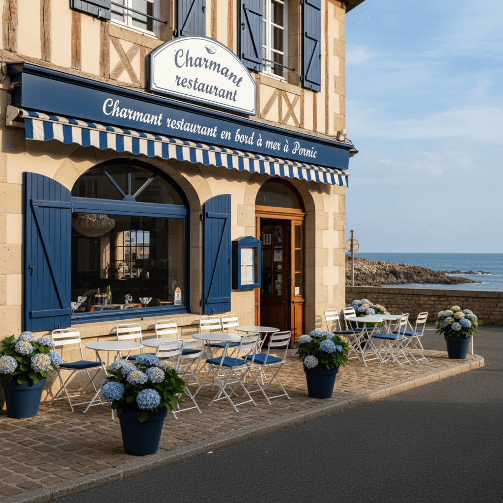 Restaurant à Pornic : terrasse - licence IV - Image 1