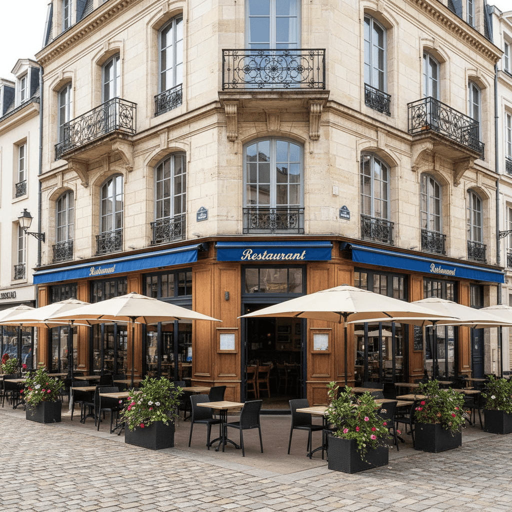 Restaurant 390m² à Nantes : terrasse - licence IV - Image 1