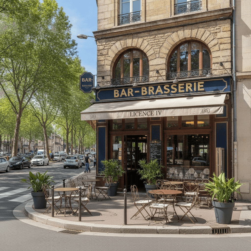 Bar-brasserie à Pau : terrasse - licence IV - Image 1