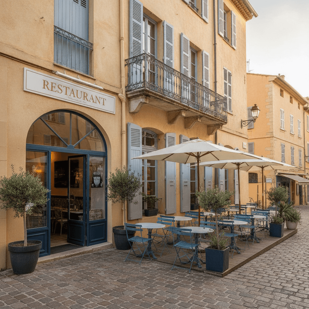 Restaurant 80m² à Villefranche-Sur-Mer : terrasse - licence IV - Image 1
