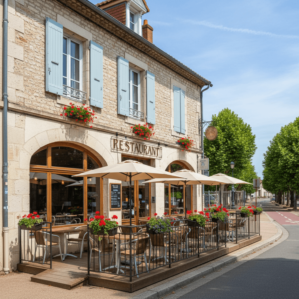 Restaurant 197m² à Golfech : terrasse - licence IV - Image 1