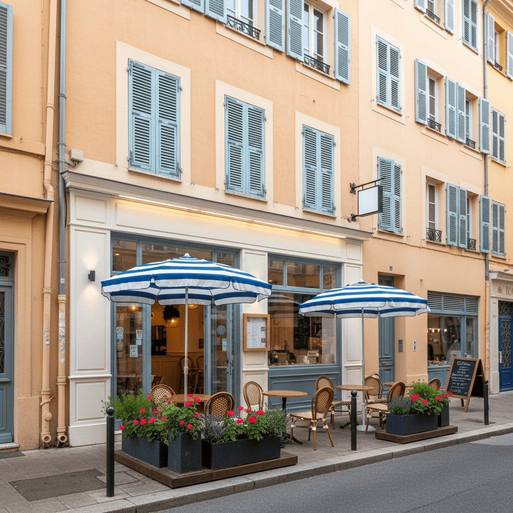 Snack 78m² à Nice : extraction