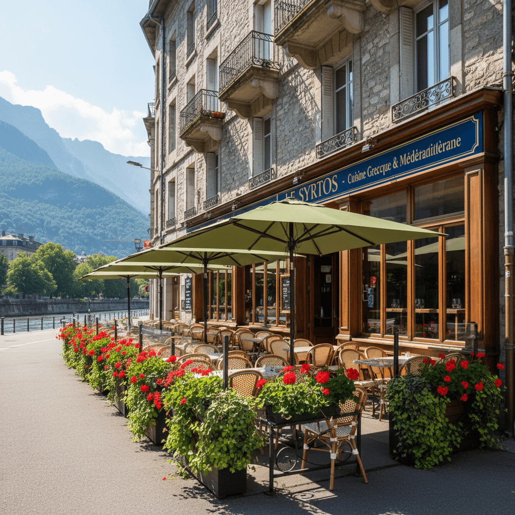 Restaurant 82m² à Grenoble : terrasse - licence IV