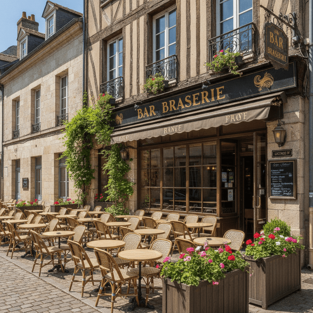 Bar-brasserie à Caen : terrasse - licence IV - Image 1