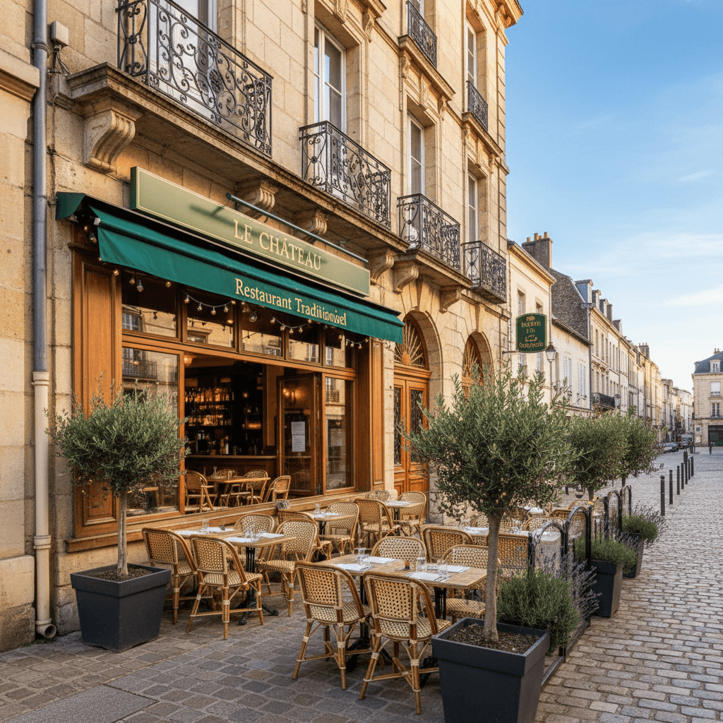 Restaurant 214m² à Château-Thierry : terrasse - extraction - Image 1