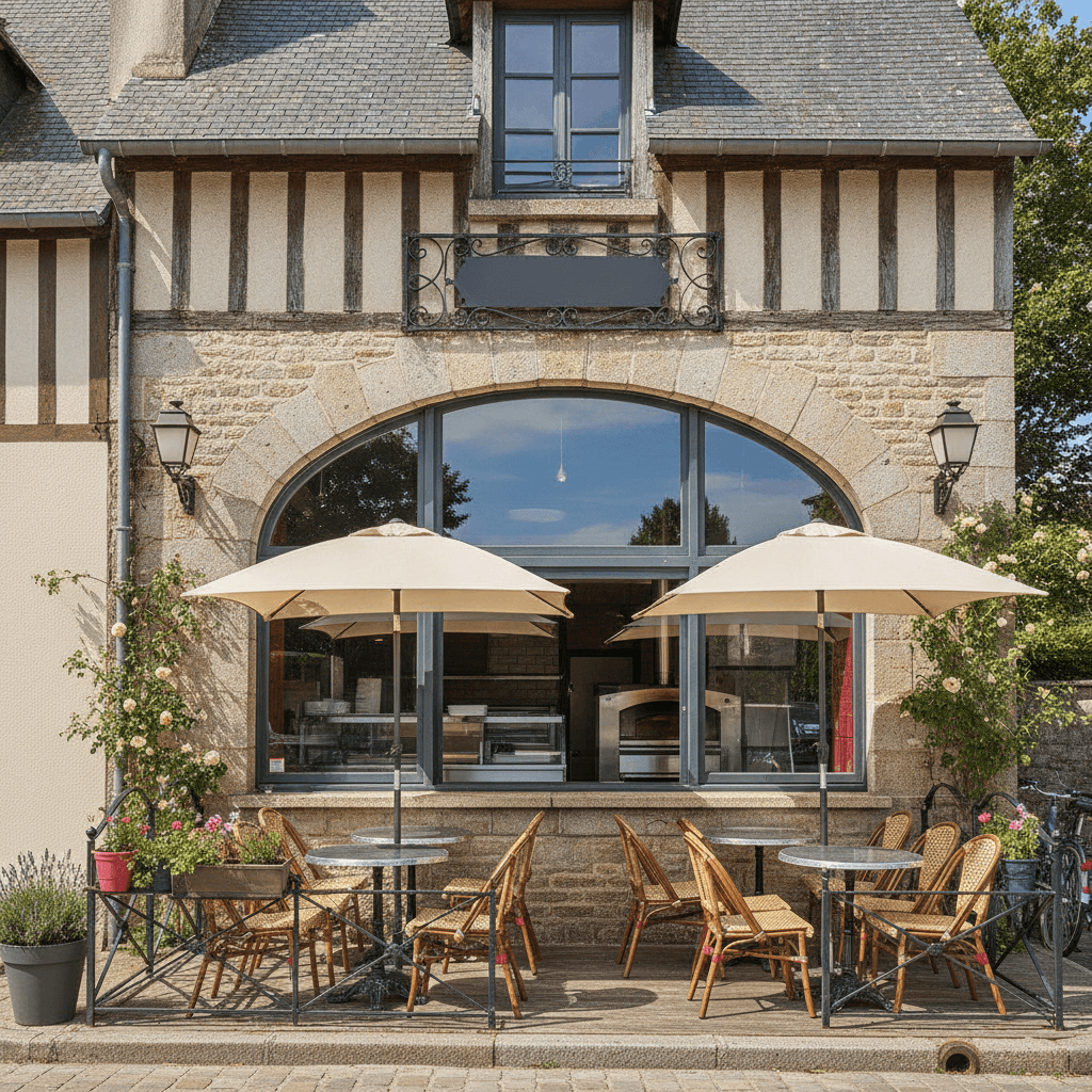 Fast-food 30m² à Saint-Méloir-des-Ondes : terrasse - licence IV - Image 1