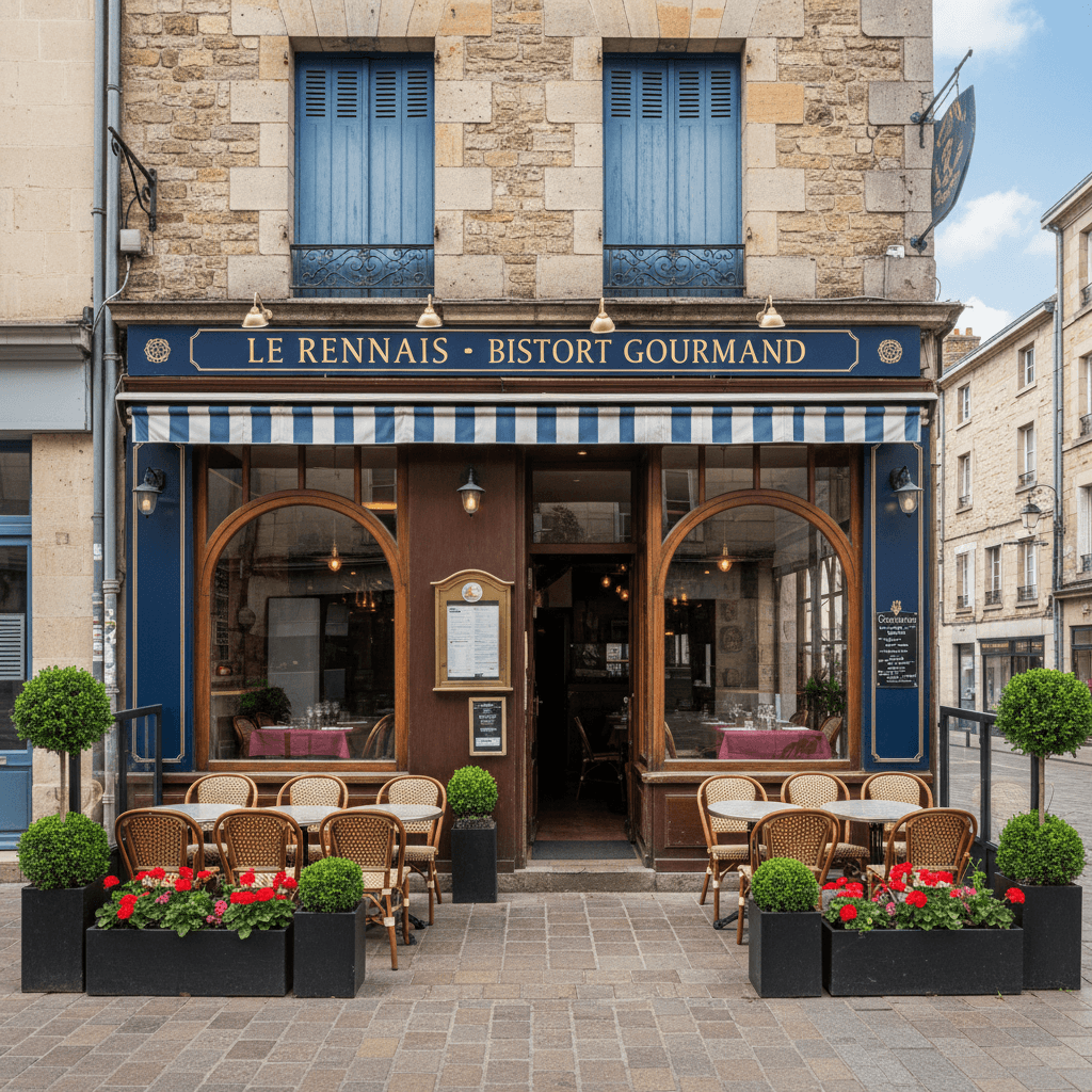 Restaurant 50m² à Rennes : terrasse - extraction