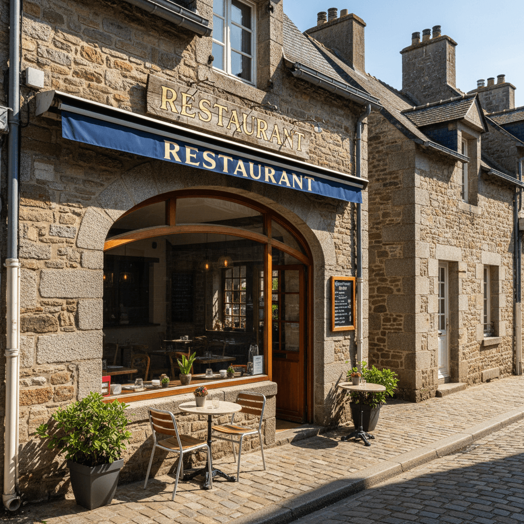 Restaurant 45m² à Saint-Malo : cuisine équipée - cave/réserve - Image 1