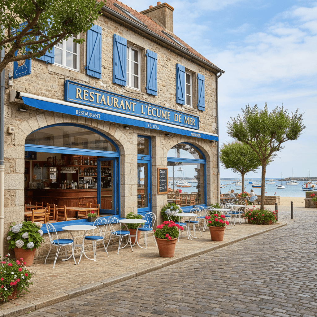 Restaurant 200m² à Camaret-Sur-Mer : terrasse - licence IV - Image 1
