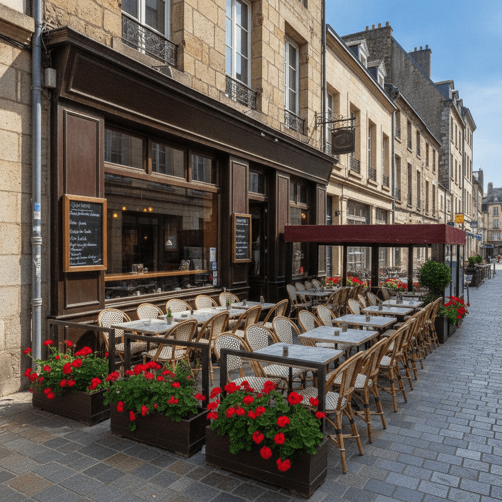 Restaurant à Nantes : terrasse - extraction