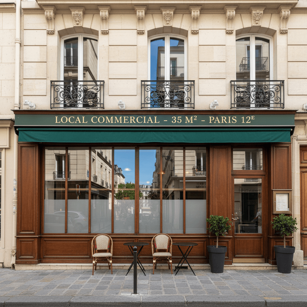 Local commercial de 35 m² à Paris - Opportunité rare - Image 1