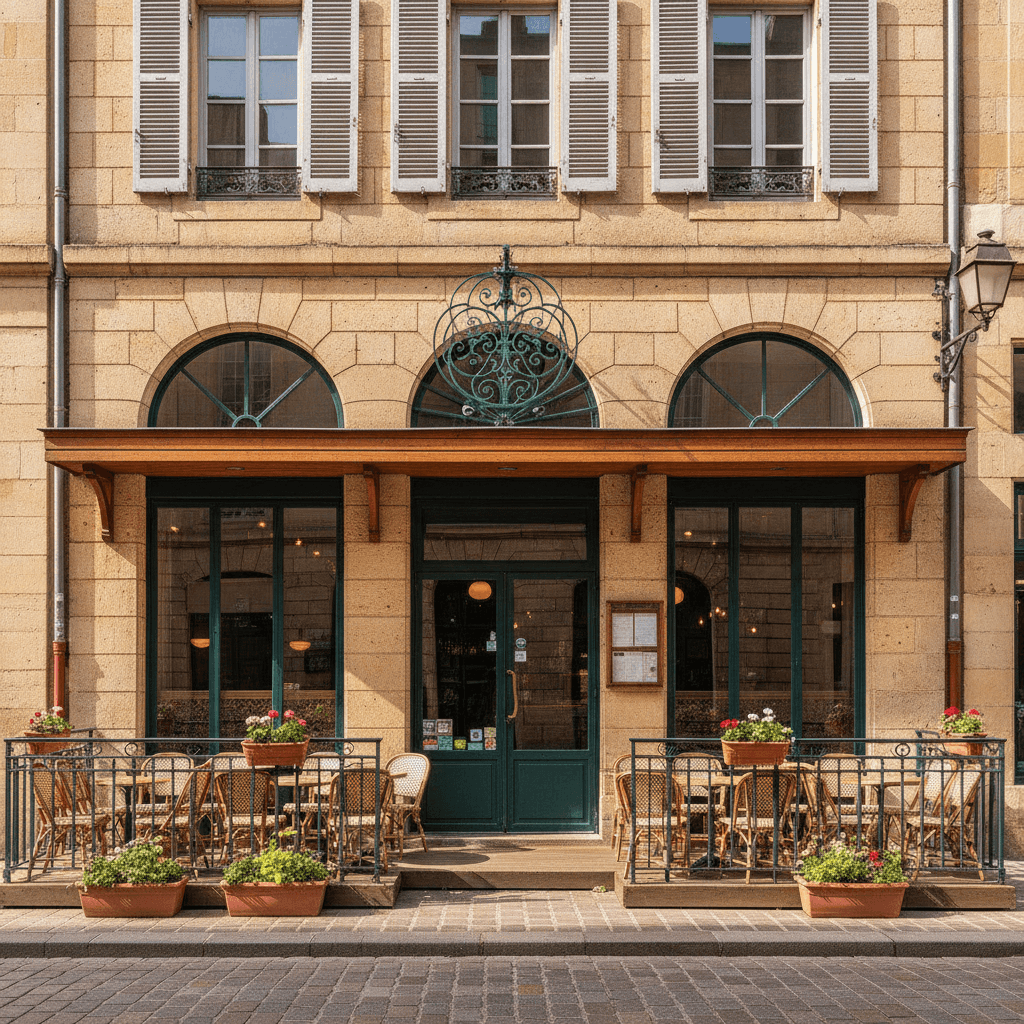 Restaurant 300m² à Metz : terrasse - extraction - Image 1