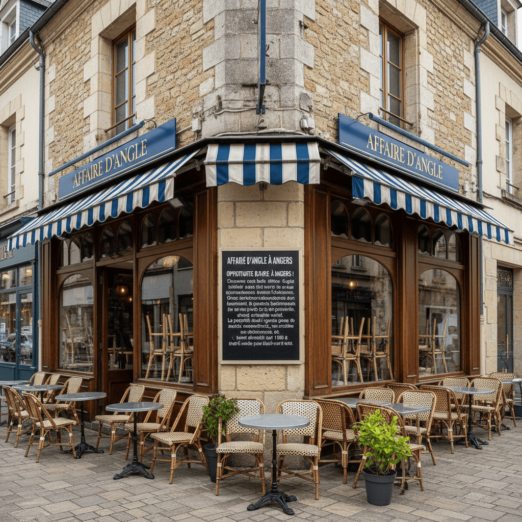 Restaurant 70m² à Angers : terrasse - licence IV