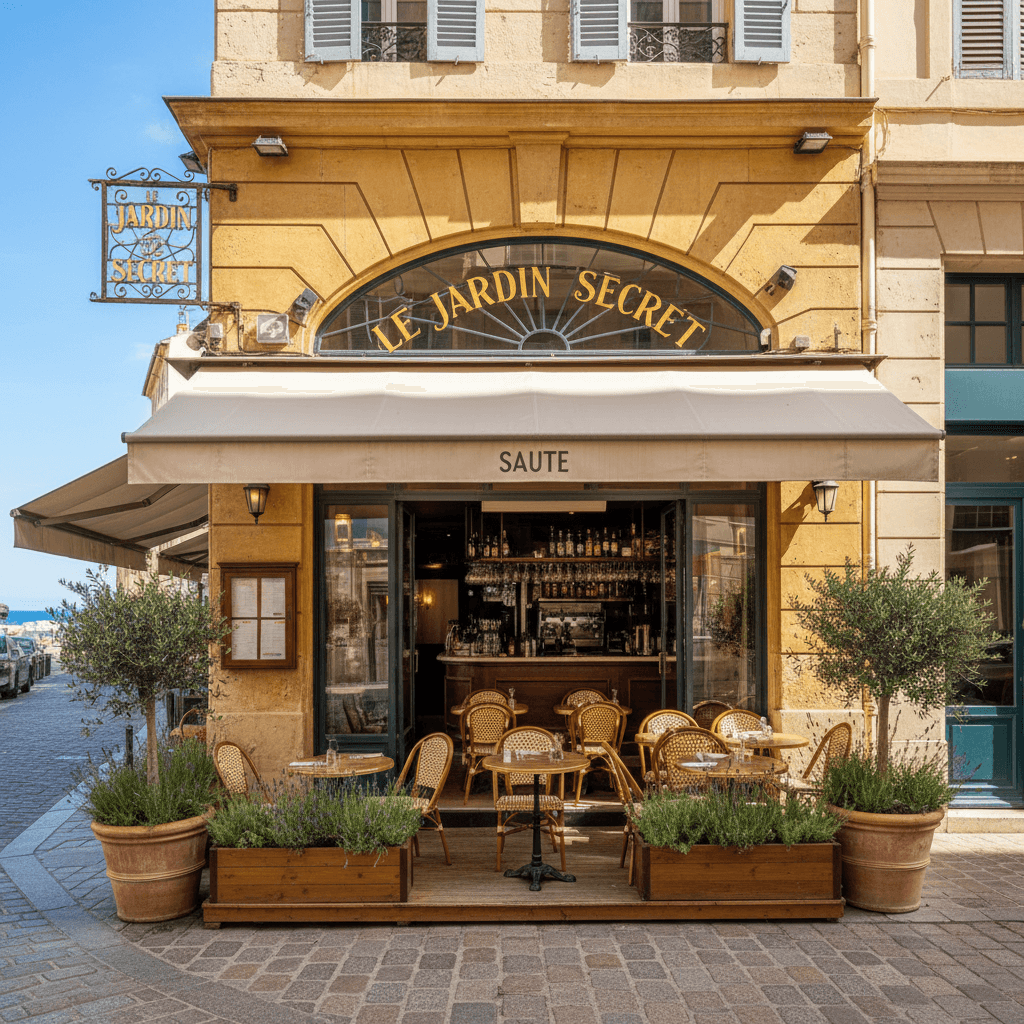 Restaurant 110m² à Marseille : terrasse - licence IV