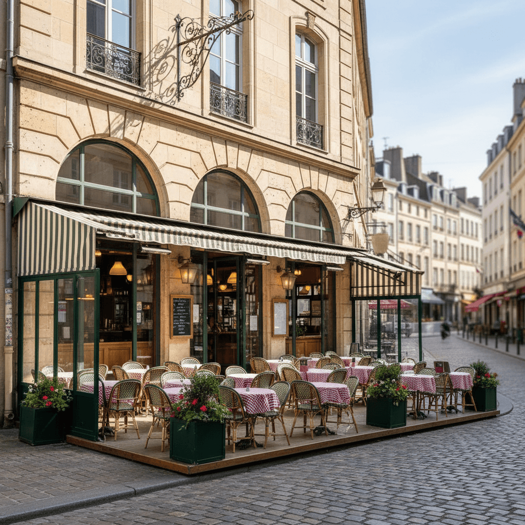 Bar-brasserie 120m² à Nantes : terrasse