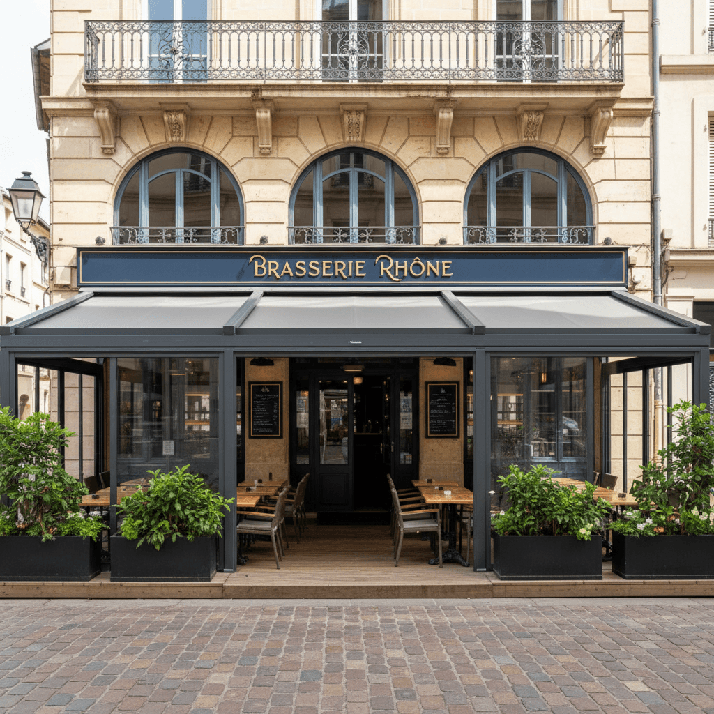 Bar-brasserie à Valence : terrasse - licence IV - Image 1