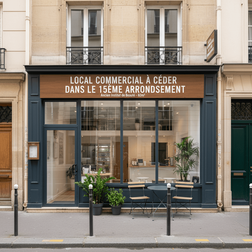 Local commercial à céder dans le 15ème arrondissement - Image 1