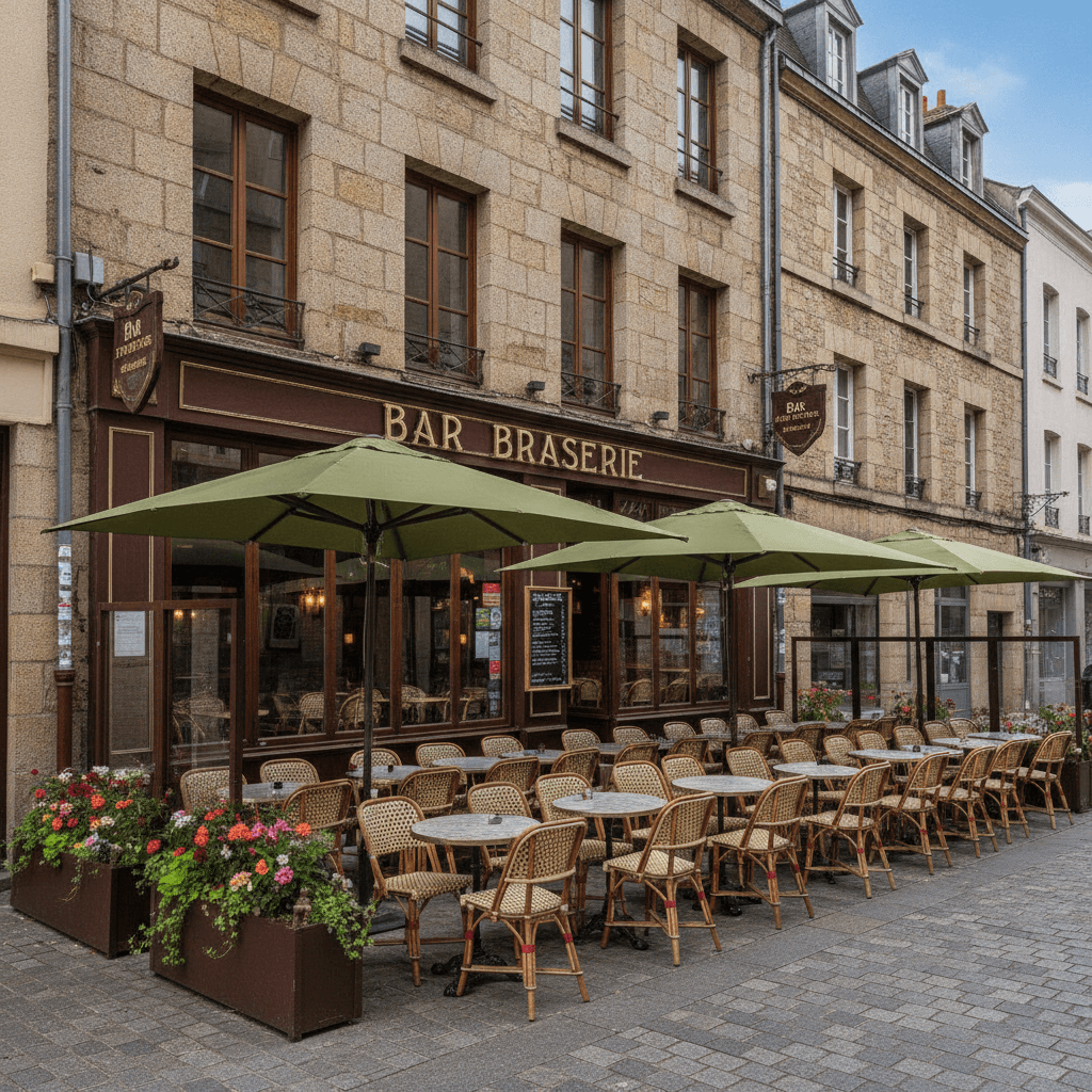 Bar-brasserie à Nantes : terrasse - licence IV - Image 1