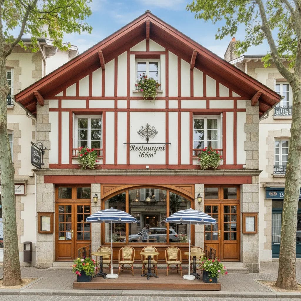 Restaurant 166m² à Biarritz : licence IV - extraction - Image 1