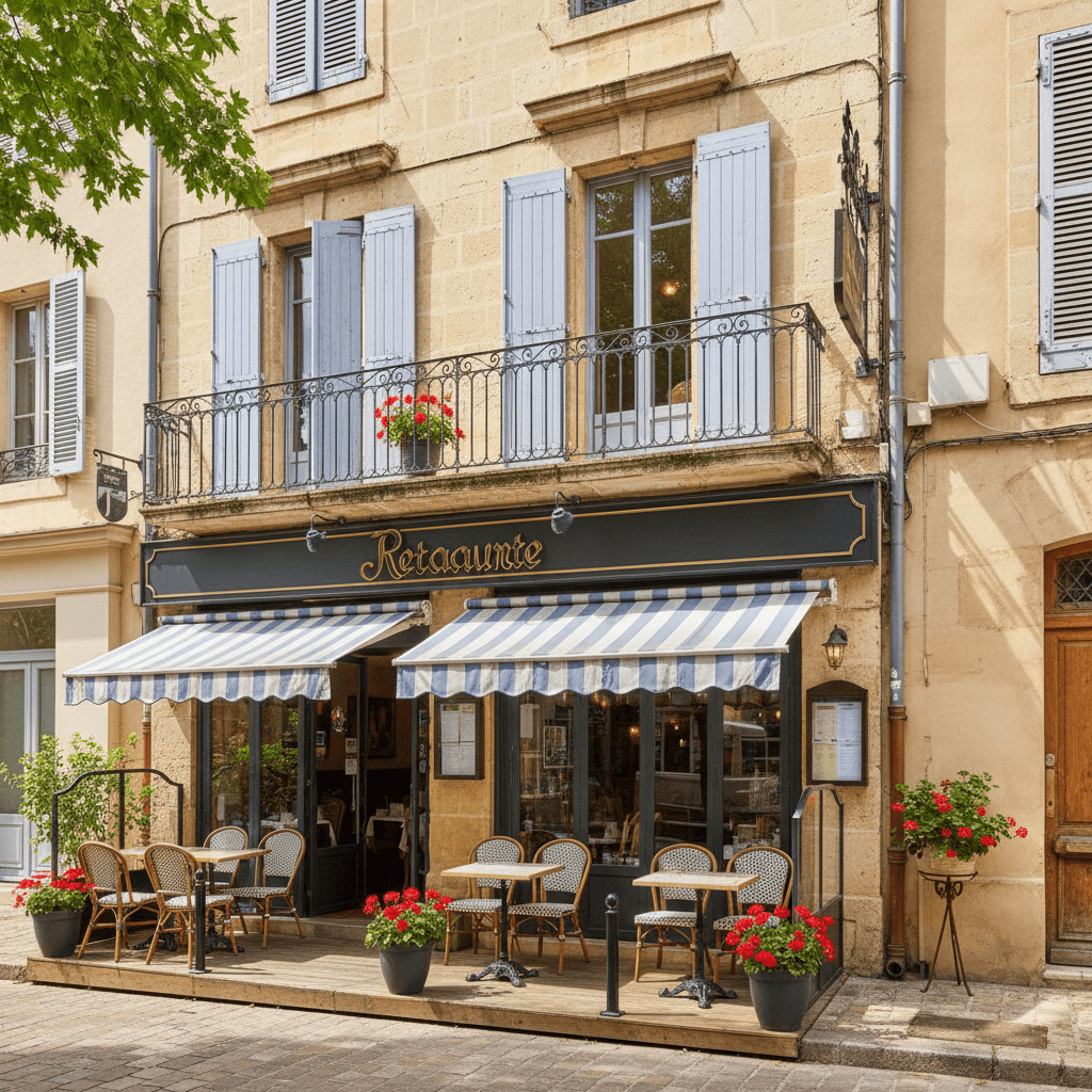 Restaurant 86m² à Aix-En-Provence : terrasse - licence IV