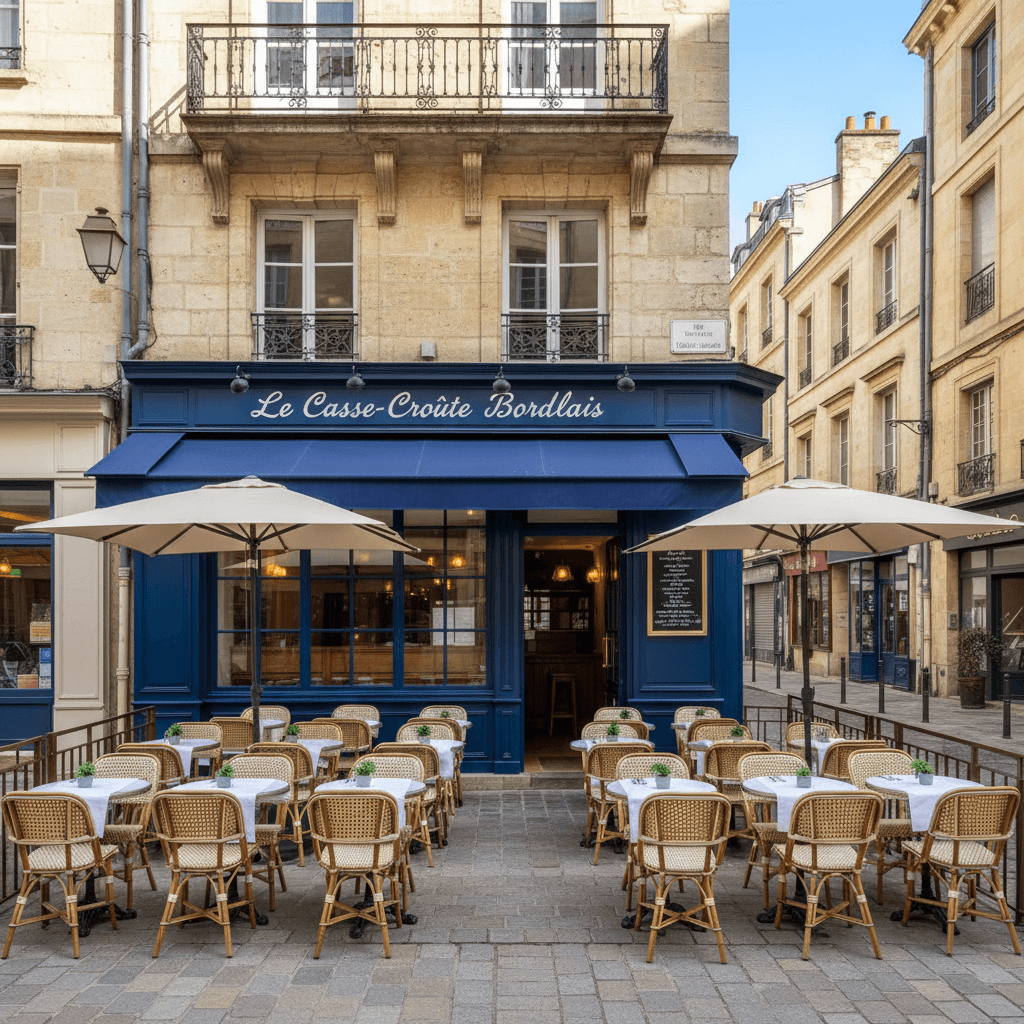 Snack 150m² à Bordeaux : terrasse