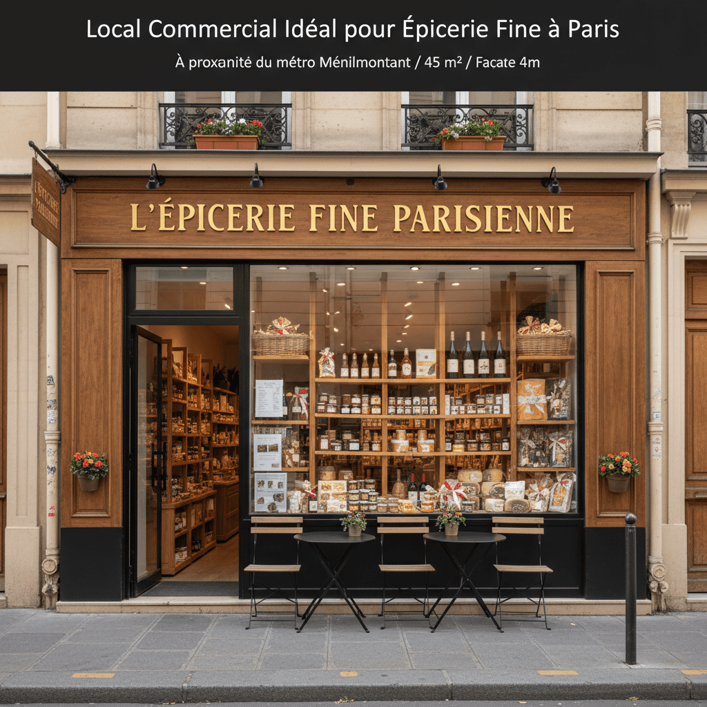 Local Commercial Idéal pour Épicerie Fine à Paris - Image 1