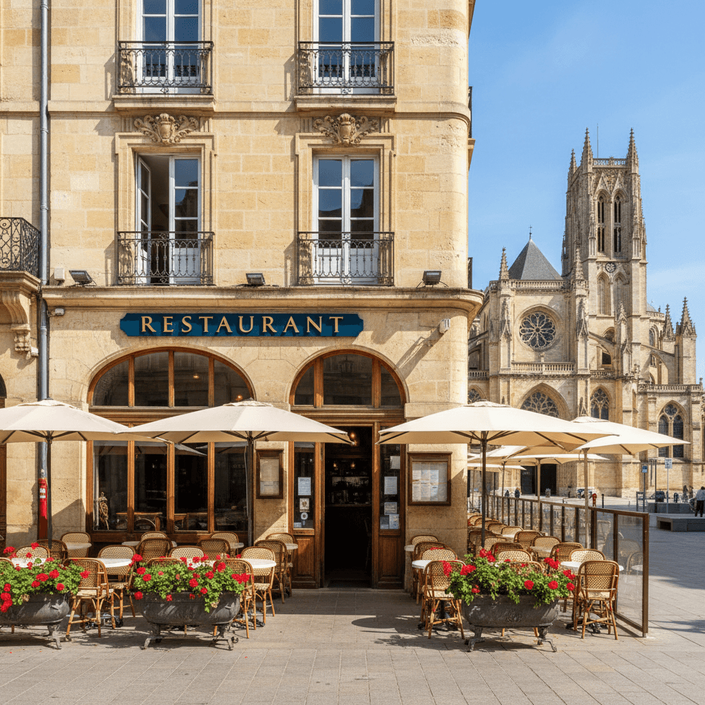 Restaurant à Bordeaux : terrasse - licence IV