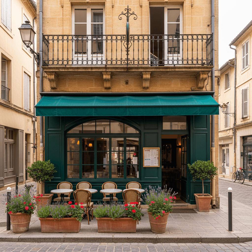 Restaurant 60m² à Aix-En-Provence : terrasse - licence IV