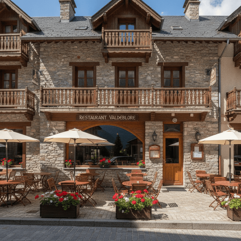 Restaurant 127m² à Valdeblore : terrasse - licence IV - Image 1