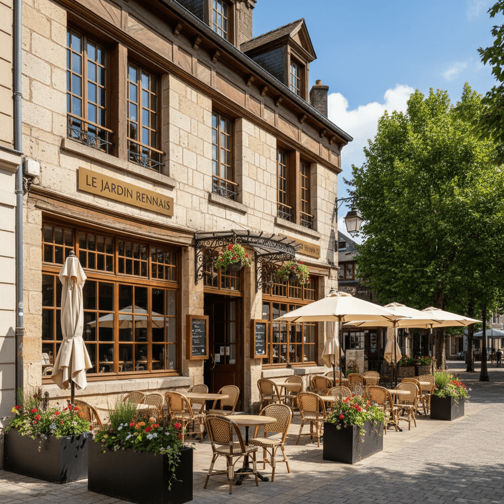 Restaurant 220m² à Rennes : terrasse - licence IV