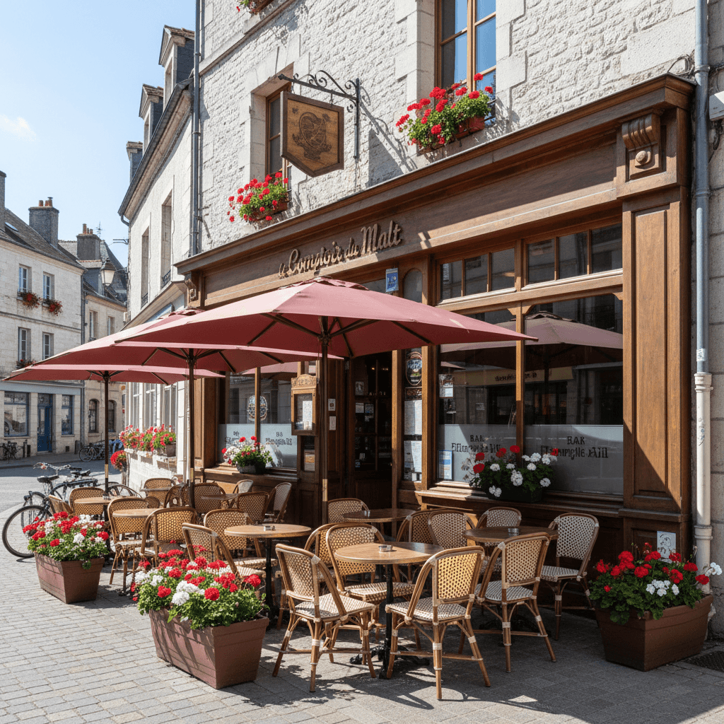 Bar-brasserie à Poitiers : terrasse - licence IV - Image 1