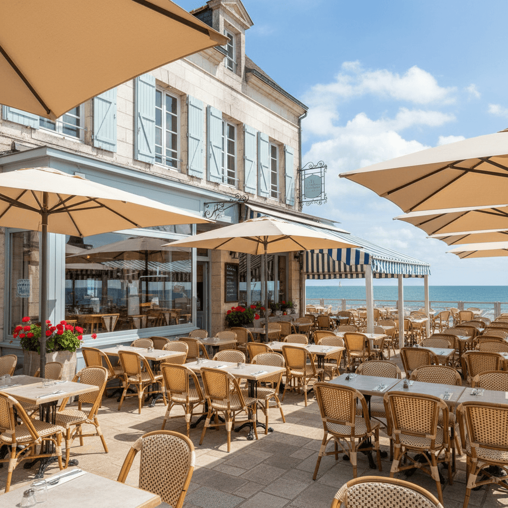 Bar-brasserie 163m² à Pornic : terrasse - licence IV - Image 1