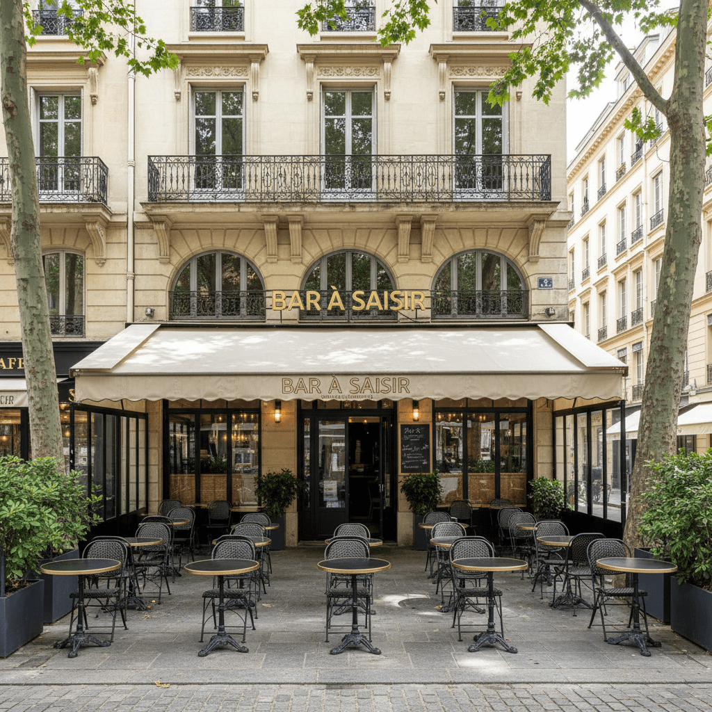Bar-brasserie à Lyon : terrasse