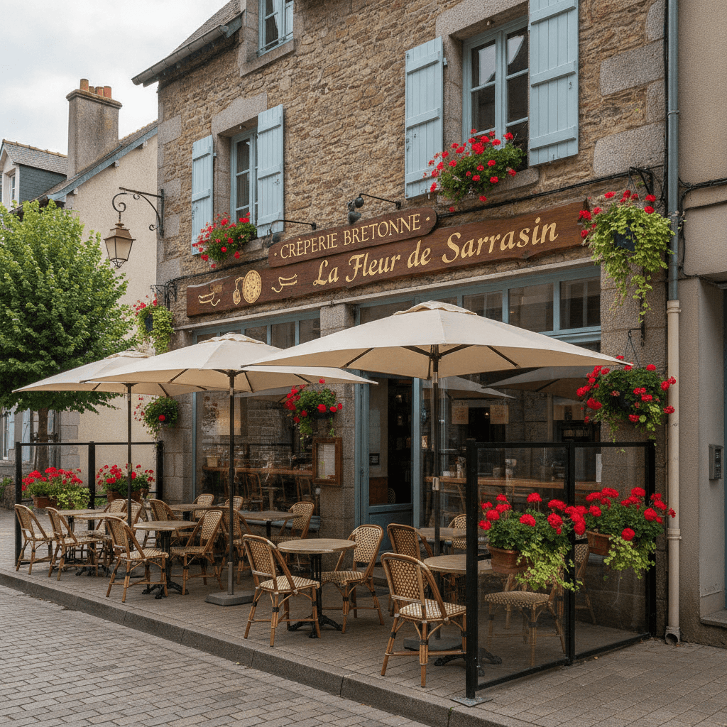 Restaurant à Saint-Brieuc : terrasse - Image 1