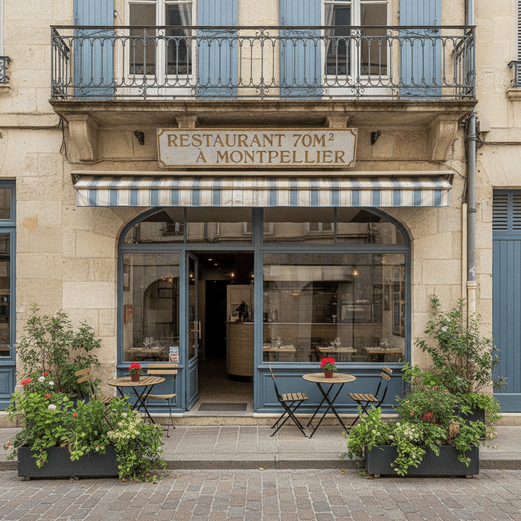 Restaurant 70m² à Montpellier