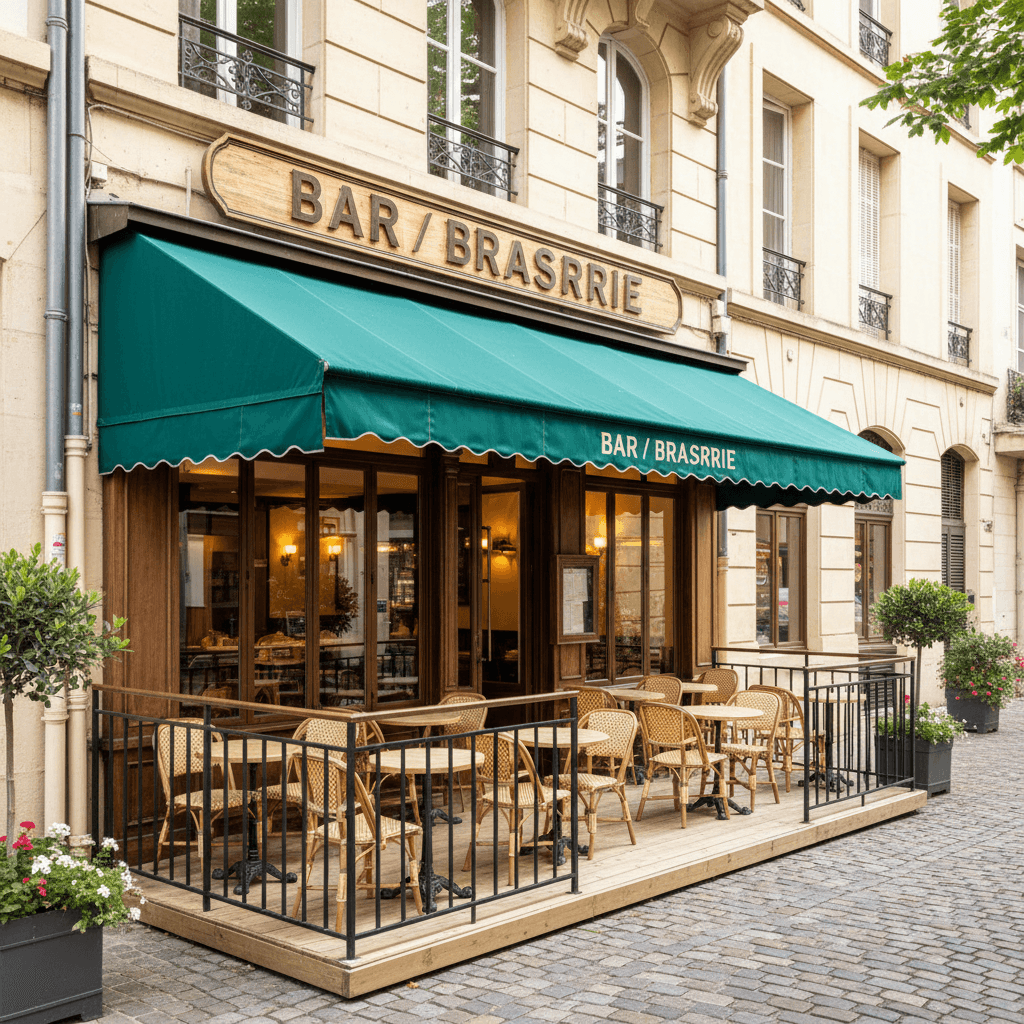 Bar-brasserie 120m² à Tassin-La-Demi-Lune : terrasse - licence IV - Image 1