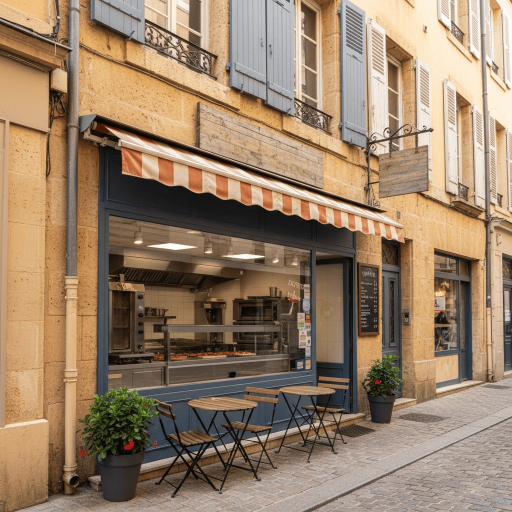 Fast-food 35m² à Toulouse : cuisine équipée - cave/réserve