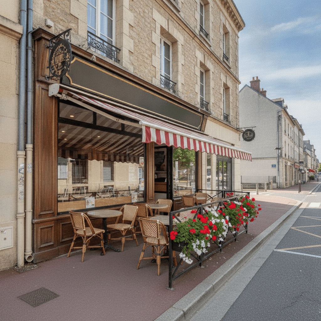 Fast-food 60m² à Joué-Lès-Tours : terrasse - licence IV - Image 1