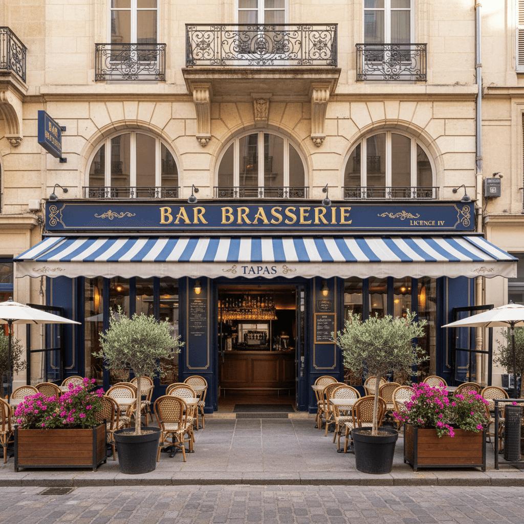 Bar-brasserie à Montpellier : terrasse - licence IV - Image 1