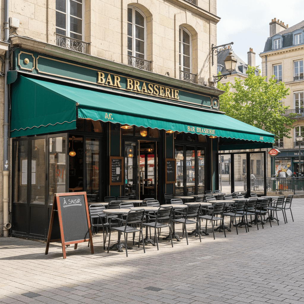 Bar-brasserie à Rennes : terrasse - licence IV