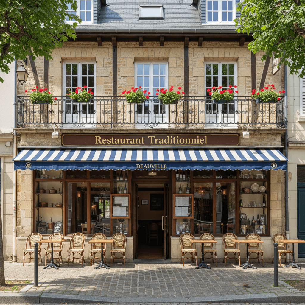 Restaurant à Deauville : terrasse - licence IV - Image 1