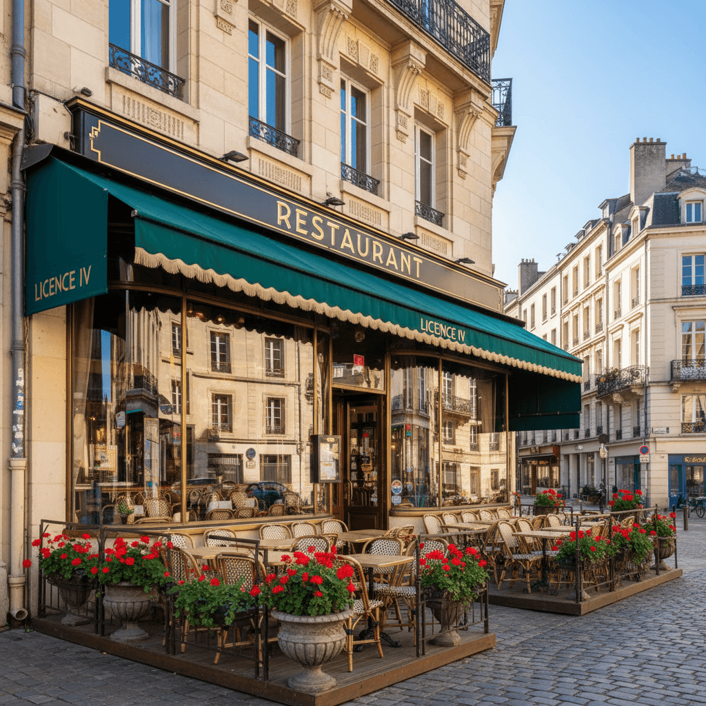 Restaurant à Rouen : terrasse - licence IV - Image 1