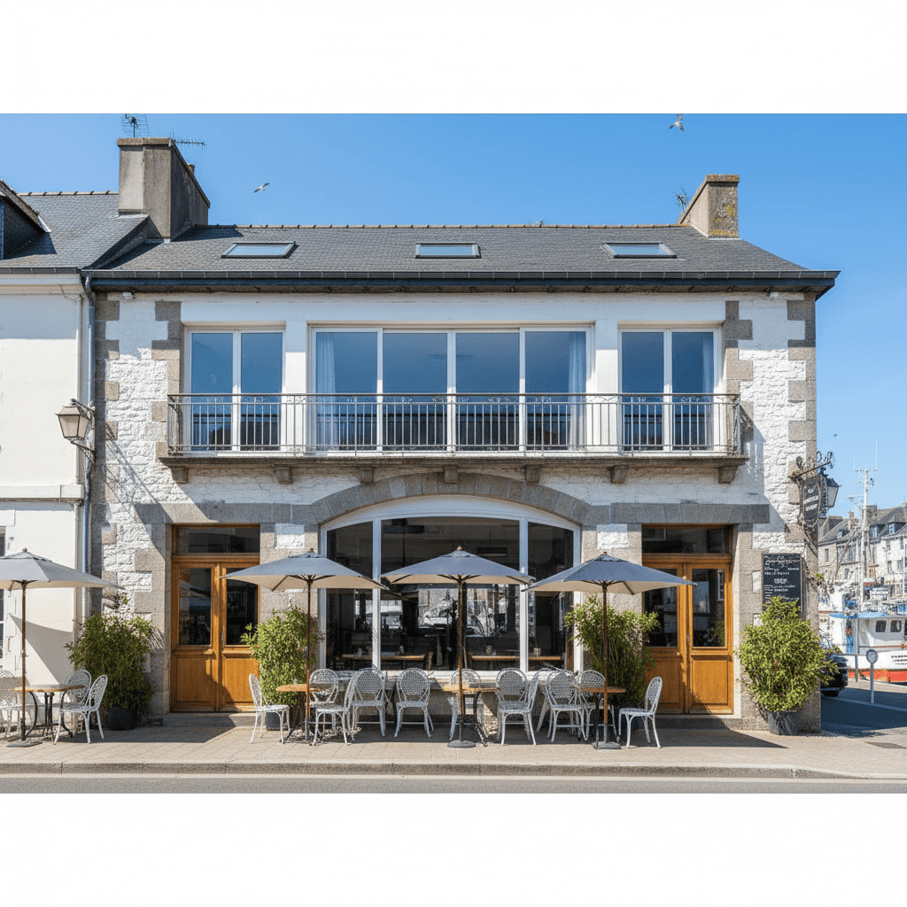 Restaurant 400m² à Granville : terrasse - licence IV - Image 1