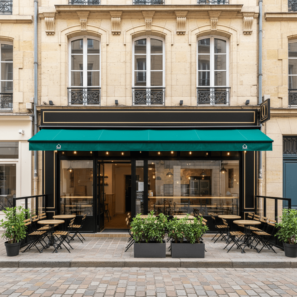 Fast-food 40m² à Nantes : terrasse - licence IV