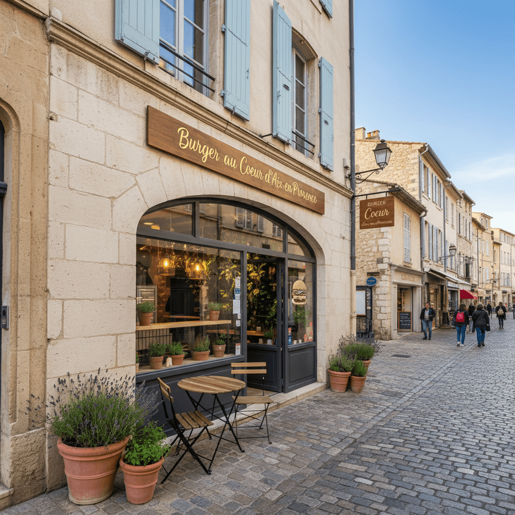 Fast-food 60m² à Aix-En-Provence : licence IV - extraction