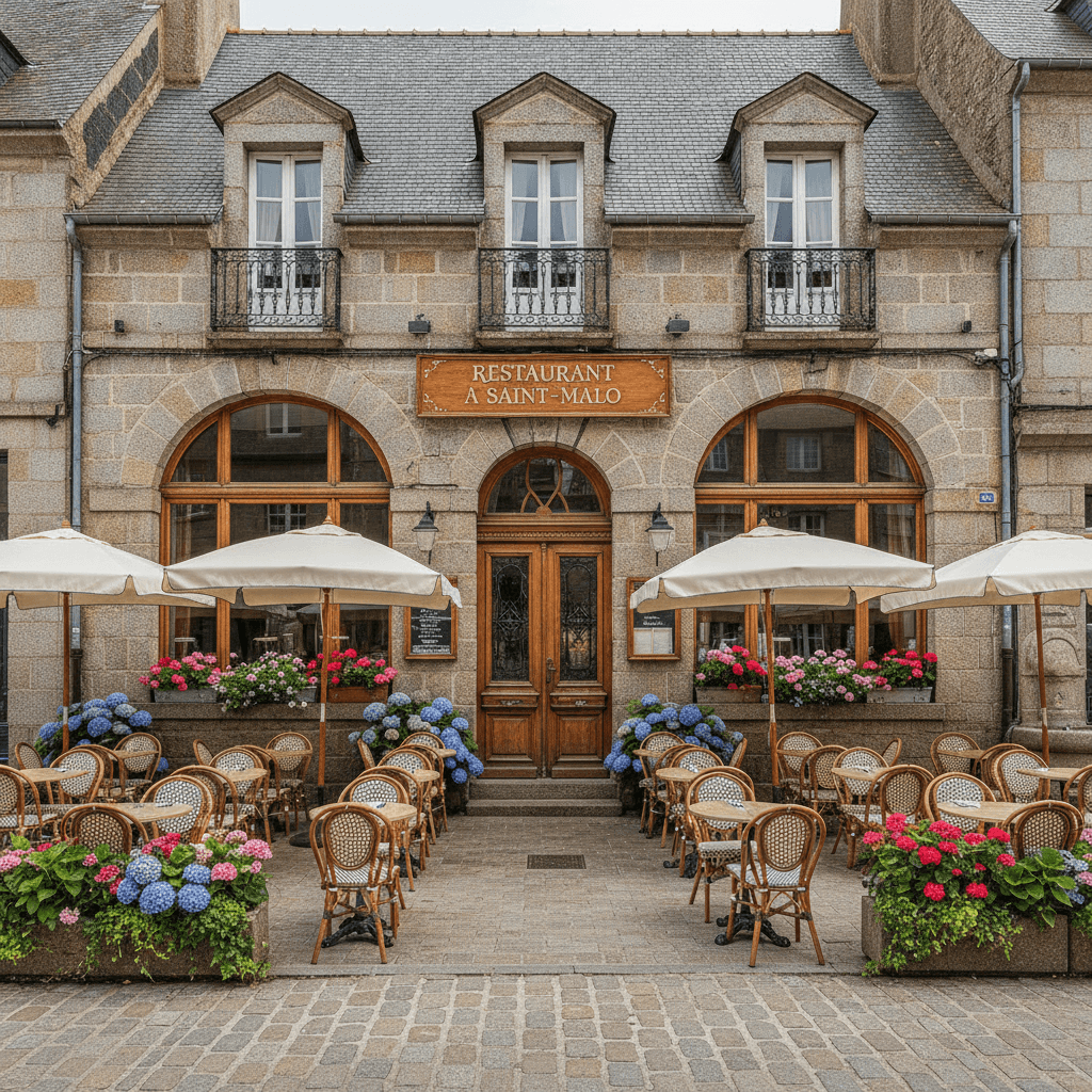 Restaurant à Saint-Malo : terrasse - licence IV - Image 1
